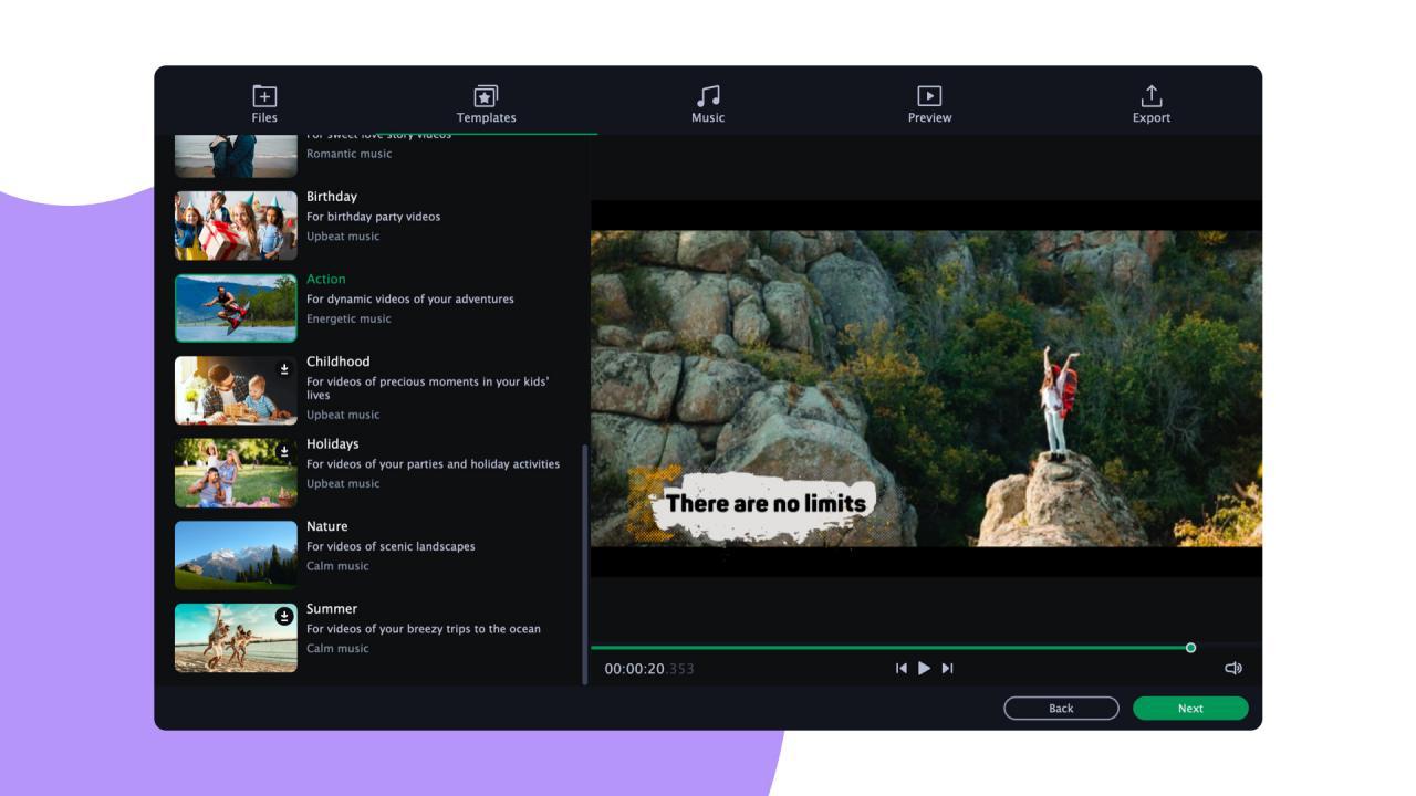 Movavi Slideshow Maker 8 مفتاح (مدى الحياة / 1 بي سي)