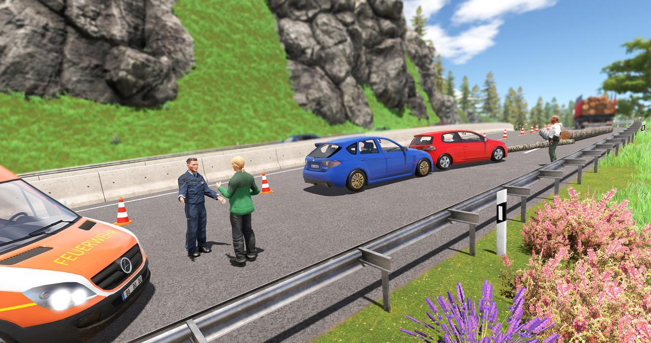 Autobahn Police Simulator 2 اوروبي بي سي رابط هديه ستيم