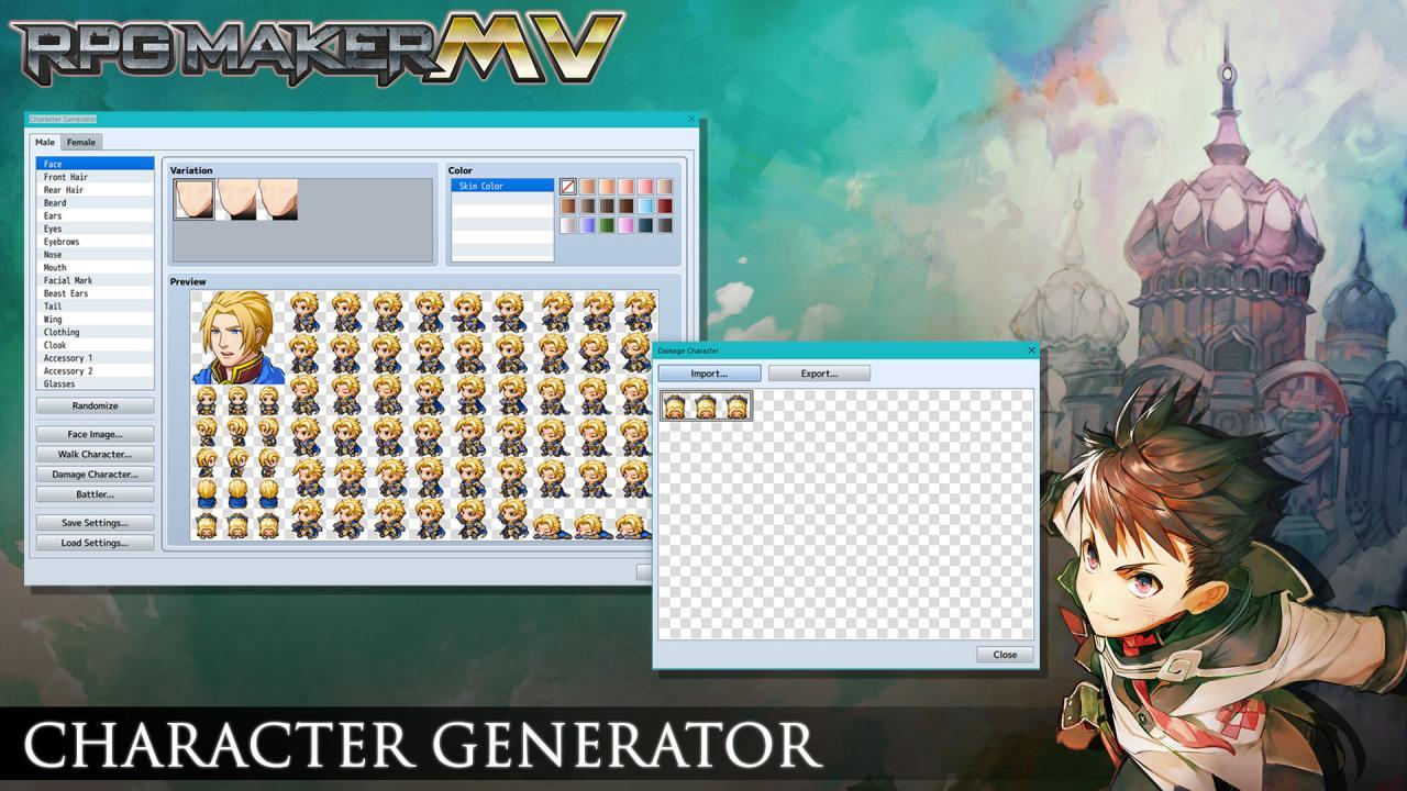 RPG Maker VX Ace - Animations Collection I: Quintessence DLC اوروبي ستيم كود رقمي