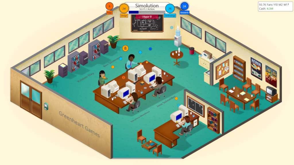 Game Dev Tycoon بي سي ستيم كود رقمي