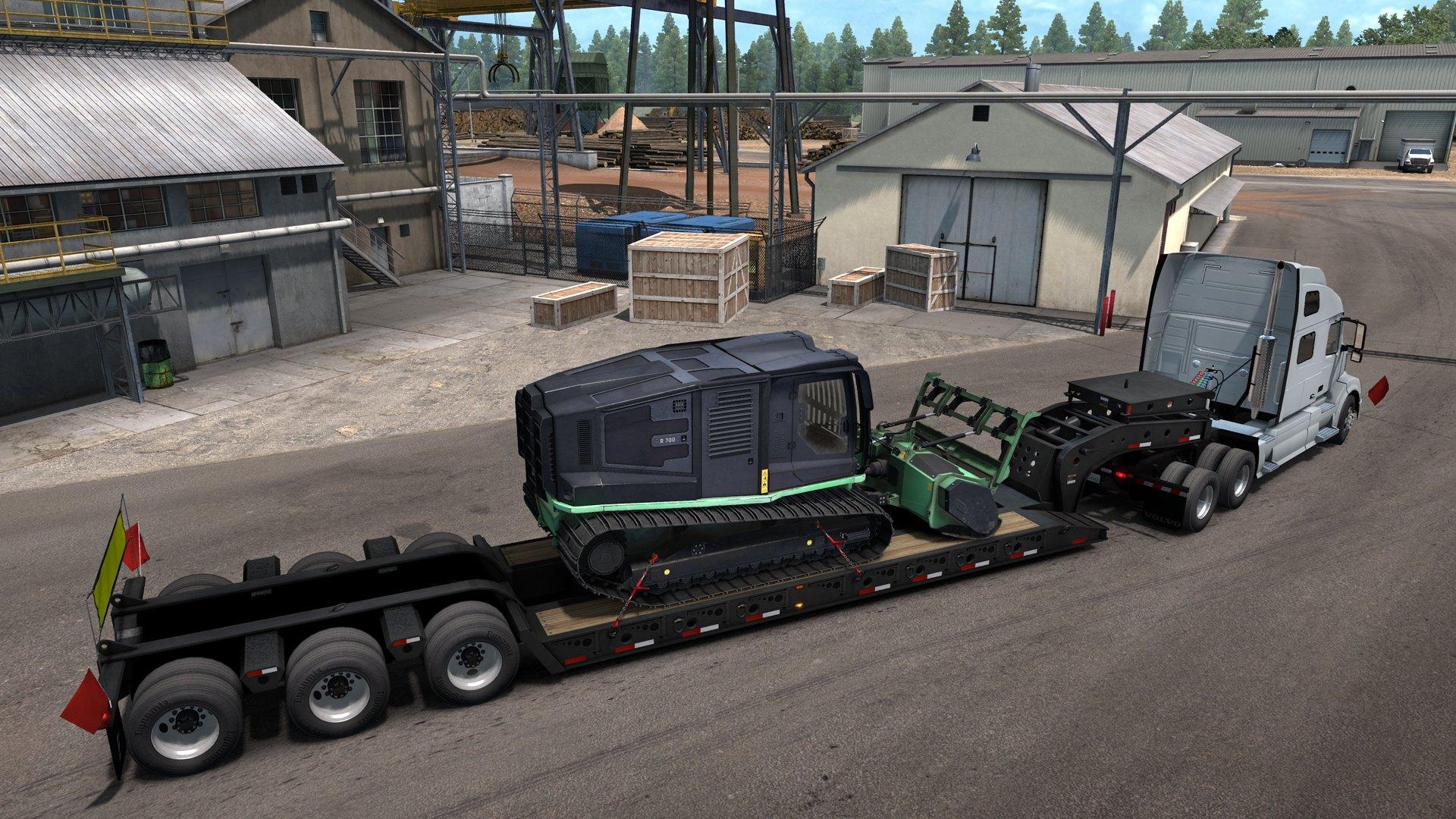 American Truck Simulator - Forest Machinery DLC رابط هديه ستيم