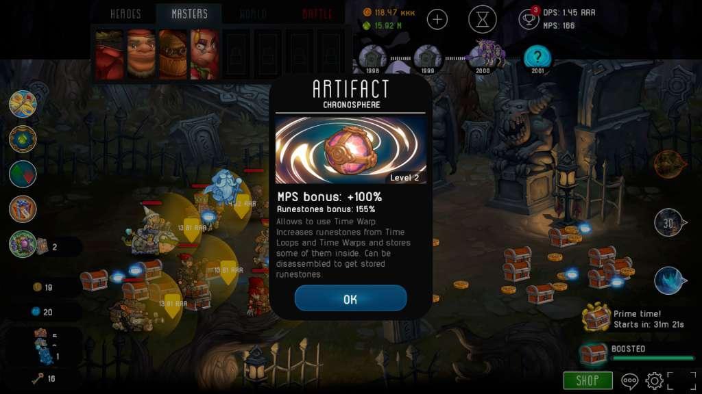 Tap Adventure: Time Travel - Beginner'S Pack ستيم كود رقمي