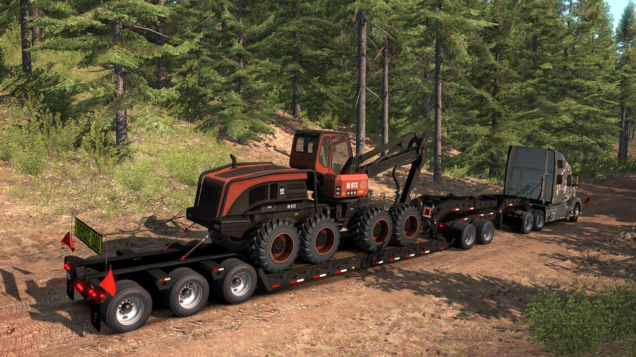 American Truck Simulator - Forest Machinery DLC اوروبي رابط هديه ستيم