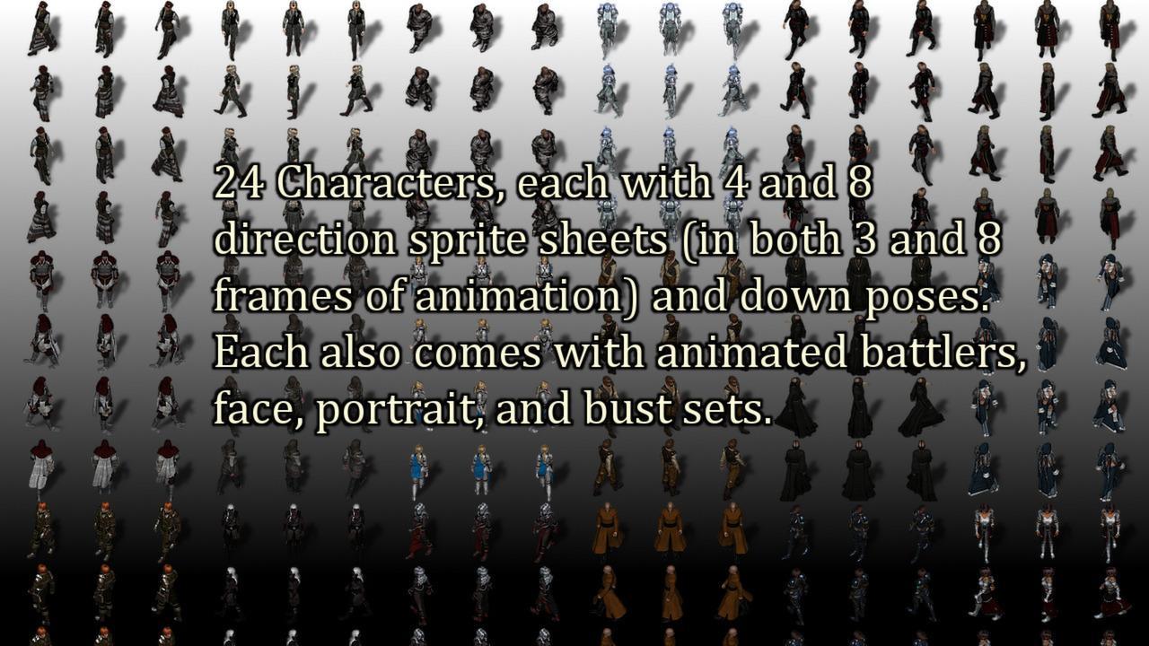 RPG Maker VX Ace - High Fantasy Main Party Pack 1 ستيم كود رقمي