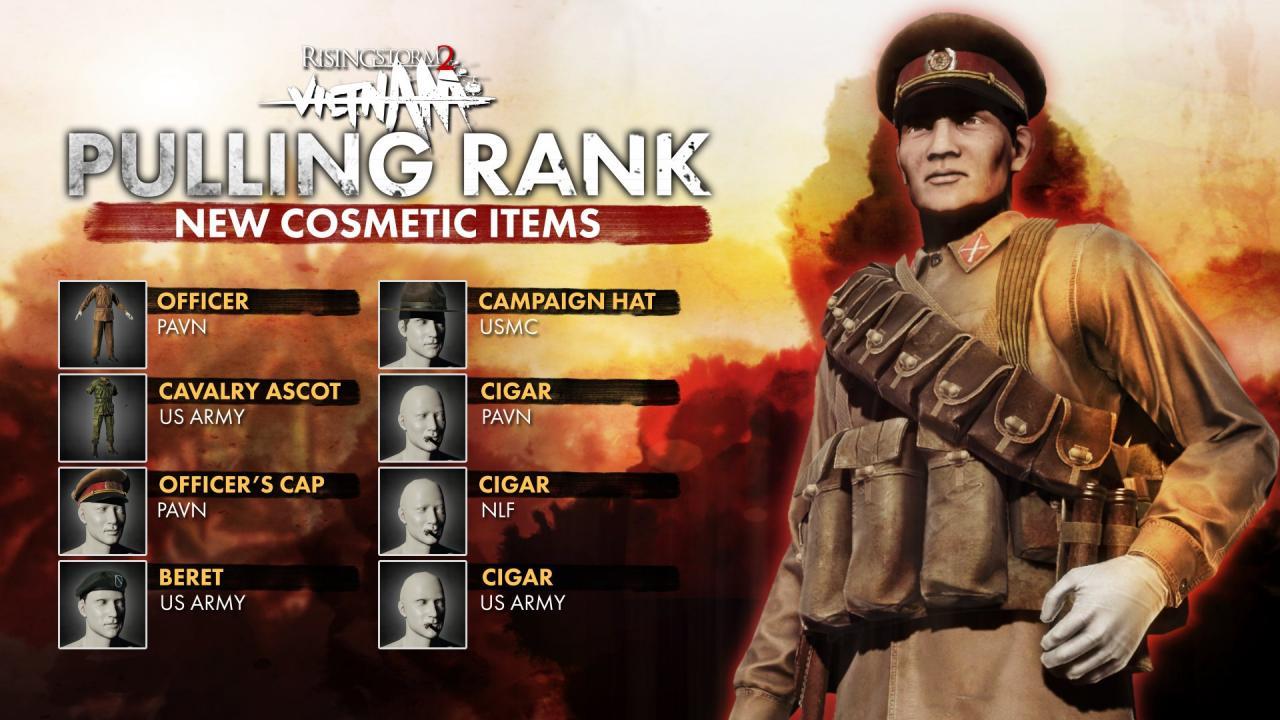 Rising Storm 2: Vietnam - Pulling Rank Cosmetic DLC ستيم كود رقمي
