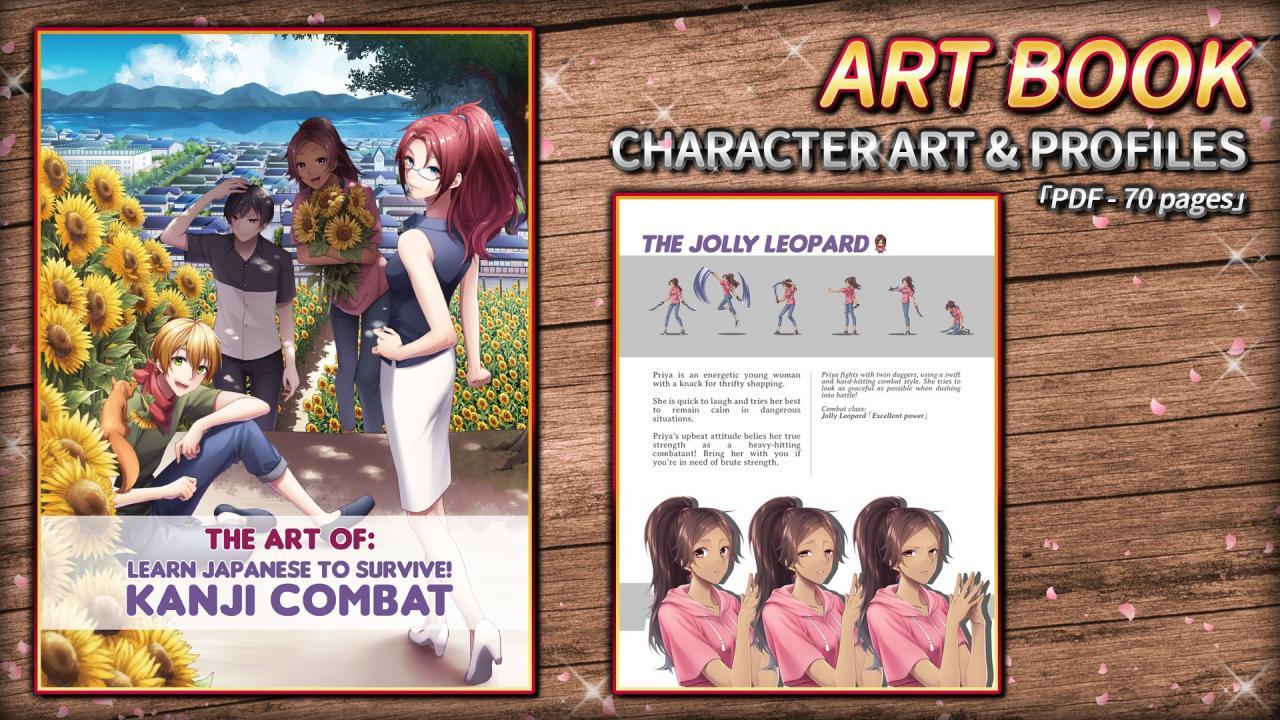 Learn اليابانية To Survive! Kanji Combat - Art Book DLC ستيم كود رقمي