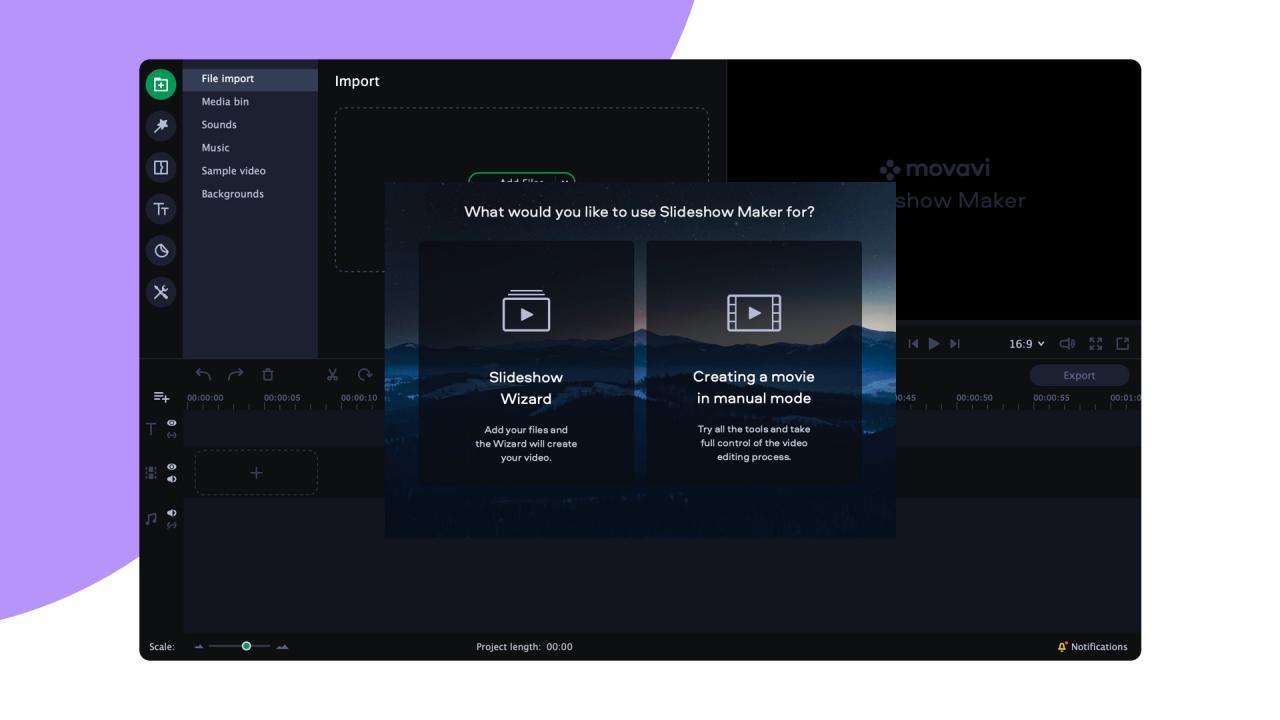 Movavi Slideshow Maker 8 مفتاح (مدى الحياة / 1 بي سي)