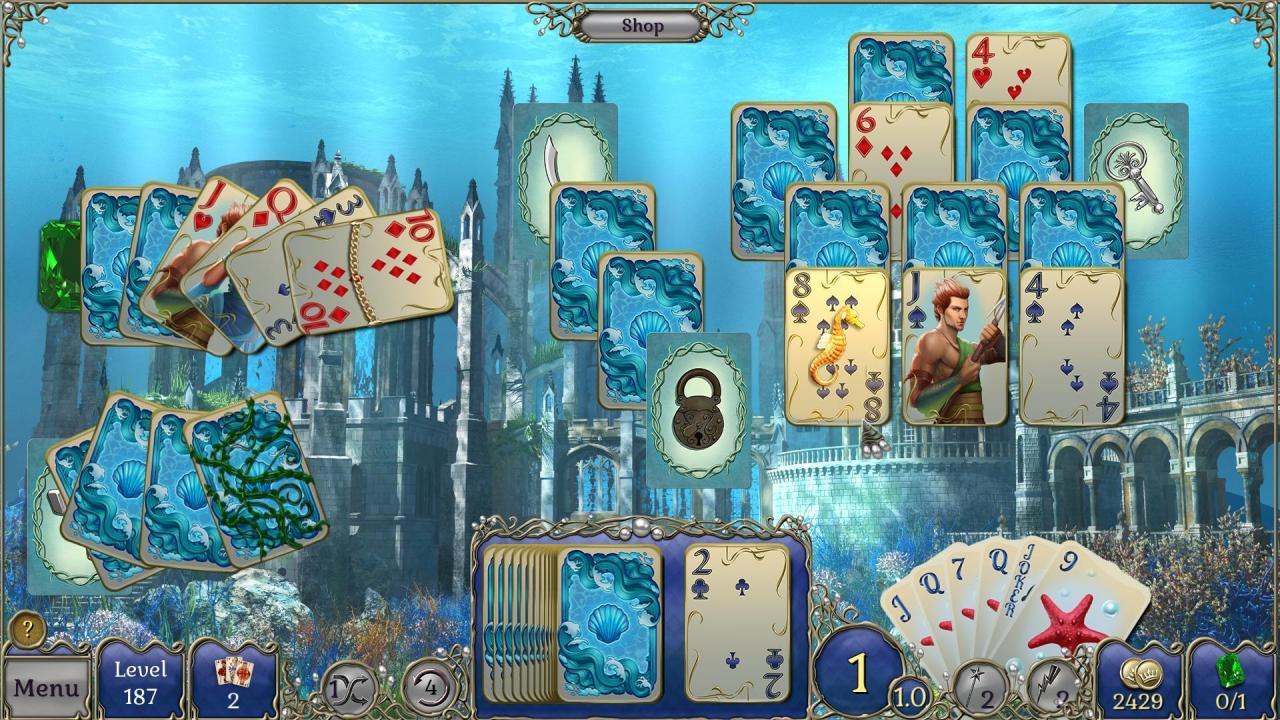 Jewel Match Atlantis Solitaire ستيم كود رقمي