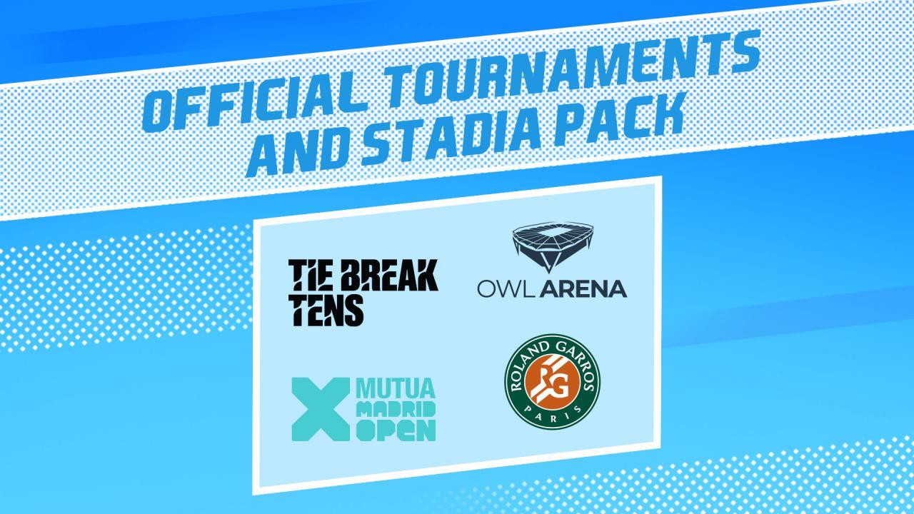 Tennis World Tour 2 - Official Tournaments And Stadia Pack DLC ستيم كود رقمي