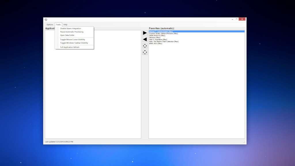 Borderless Gaming بي سي ستيم حساب