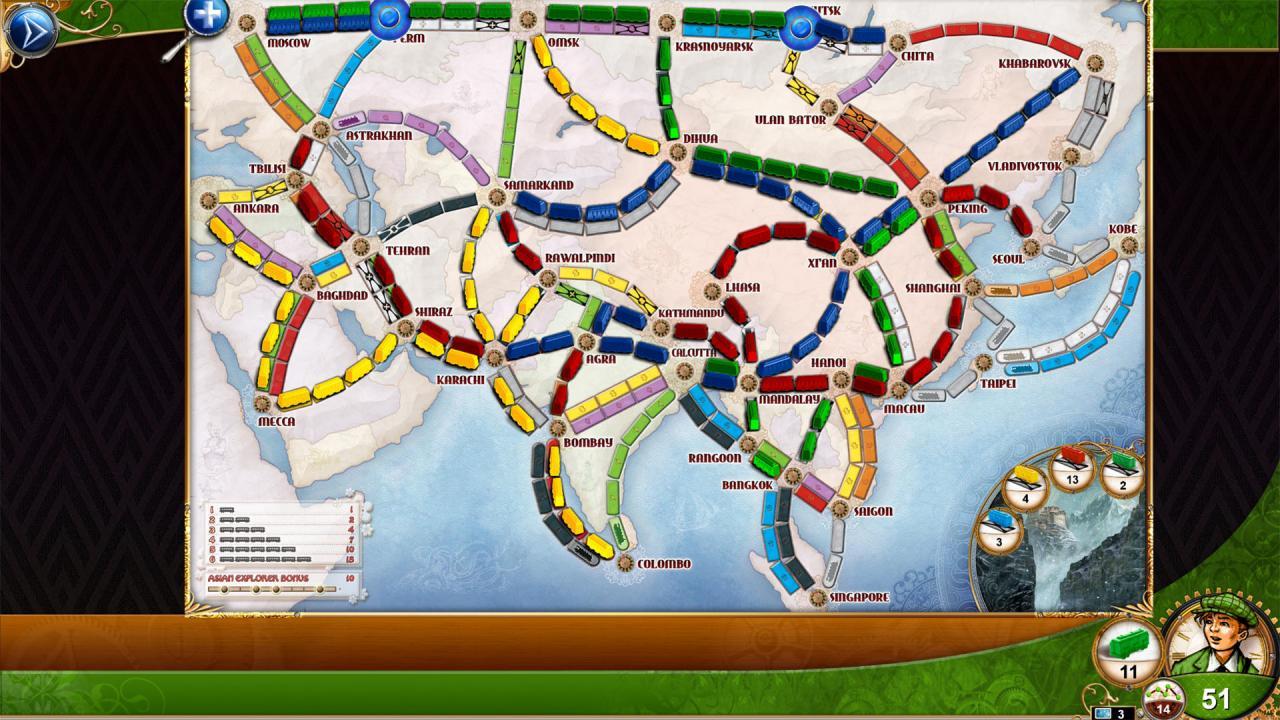 Ticket To Ride: Classic اصدار - Legendary Asia DLC ستيم كود رقمي
