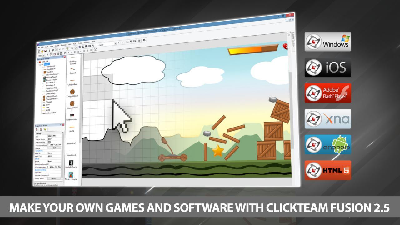 HTML5 Exporter For Clickteam Fusion 2.5 DLC ستيم كود رقمي