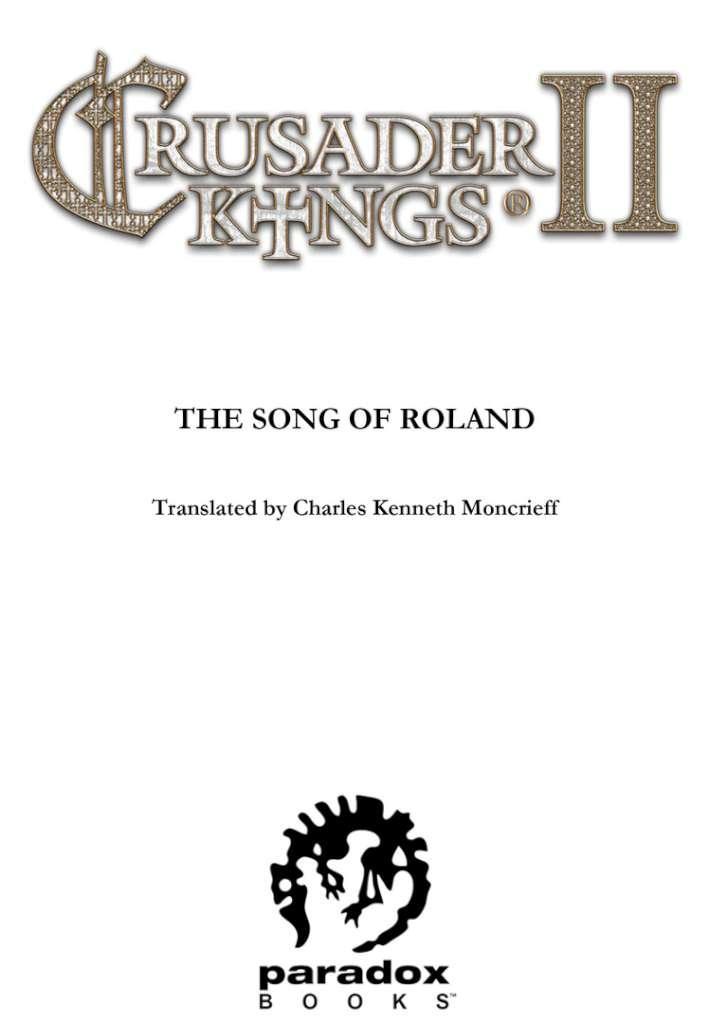 Crusader Kings II: Ebook - The Song Of Roland DLC بي سي ستيم كود رقمي