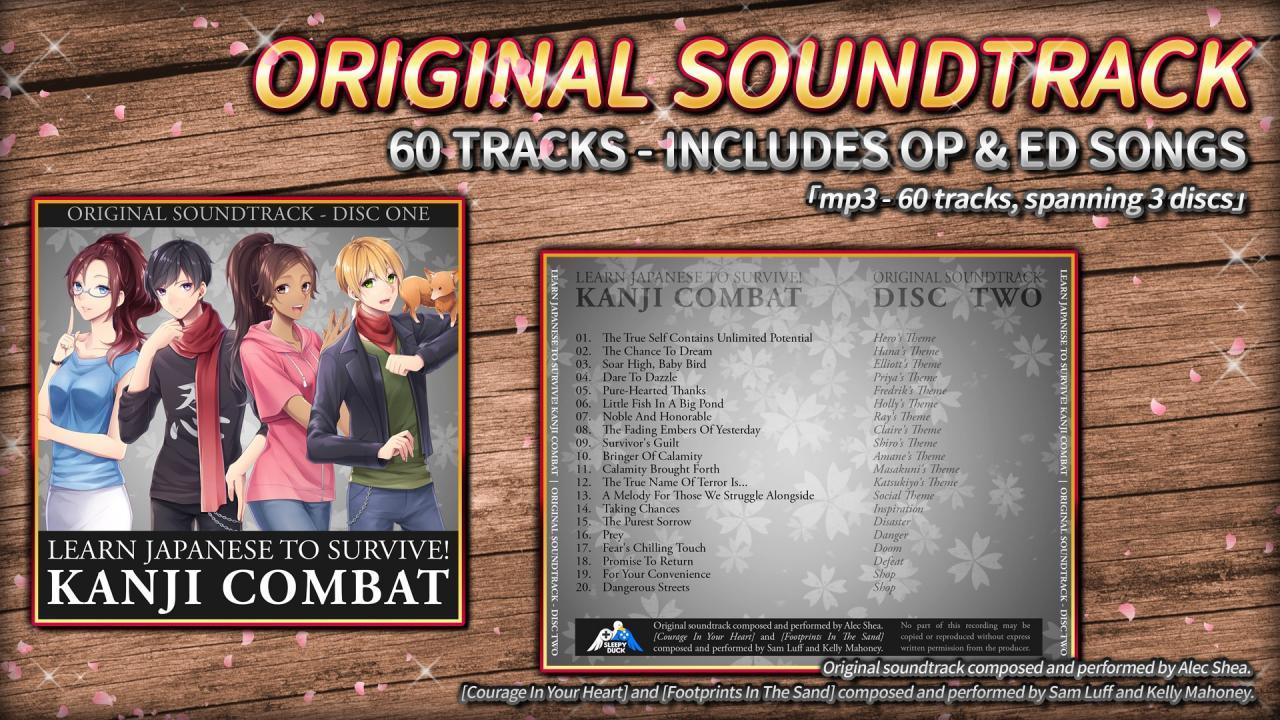 Learn اليابانية To Survive! Kanji Combat - Original Soundtrack DLC ستيم كود رقمي