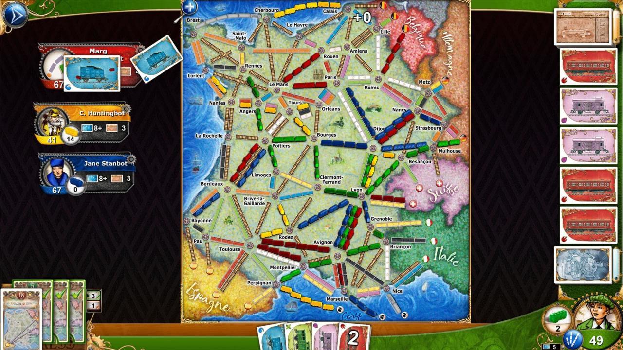Ticket To Ride: Classic اصدار - France DLC ستيم كود رقمي