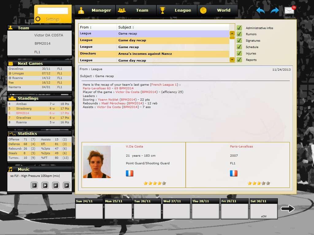 Basketball Pro Management 2014 اوروبي ستيم كود رقمي