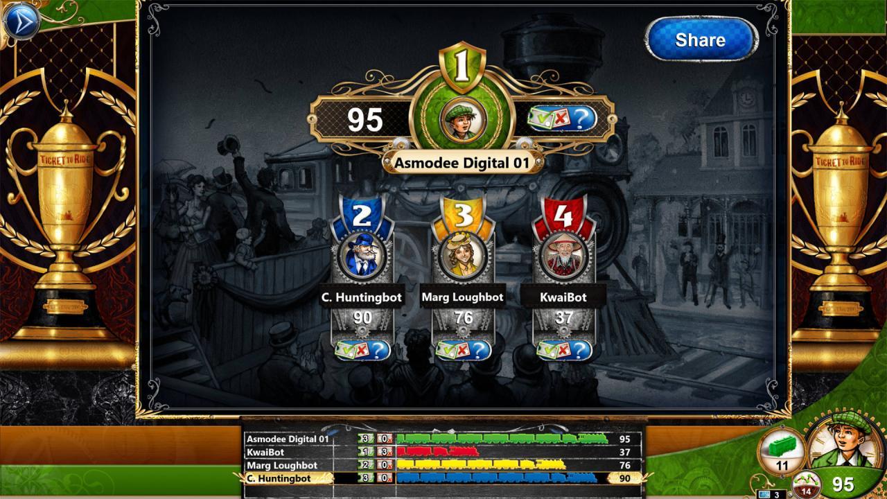Ticket To Ride: Classic اصدار - Legendary Asia DLC ستيم كود رقمي