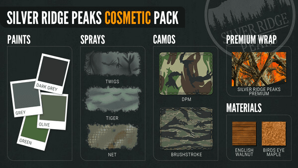 TheHunter: Call Of The Wild - Silver Ridge Peaks Cosmetic Pack DLC بي سي ستيم كود رقمي (Valid Until March, 2027)