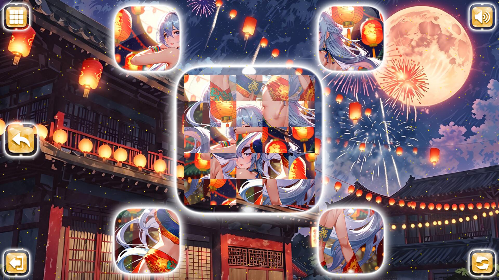 Lovely Anime Puzzle: Lunar بي سي ستيم كود رقمي