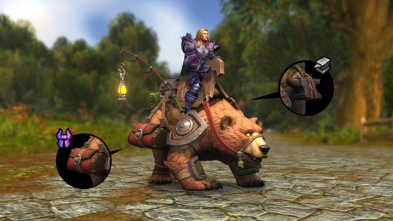 World Of Warcraft - Grizzly Hills Packmaster Mount DLC بي سي باتل.نت Altergift