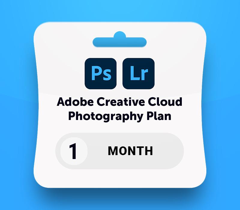 Adobe Creative Cloud Photography Plan - 1 Month Subscription Key RoW