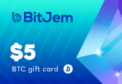 BitJem Crypto هدية بطاقة (BTC) $5