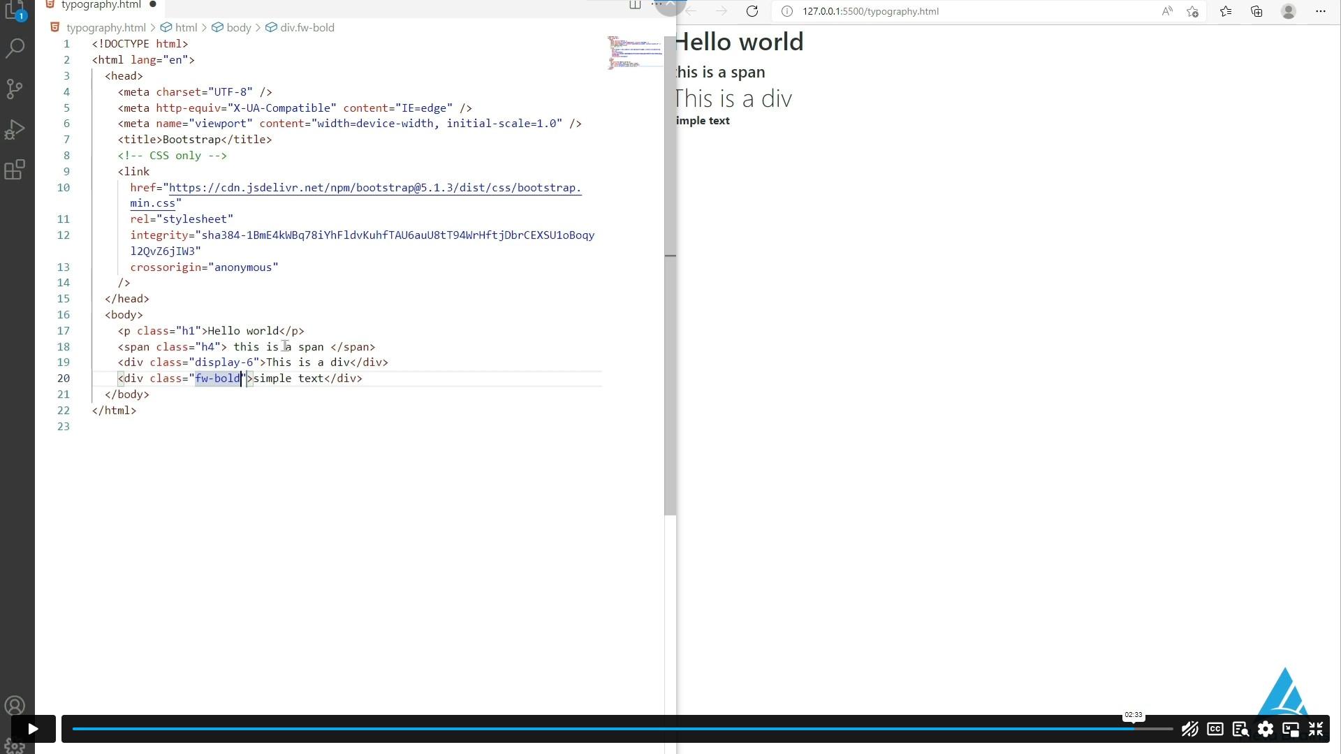 Bootstrap 5 Course: Build Responsive Websites Like A Pro Alpha Academy كود