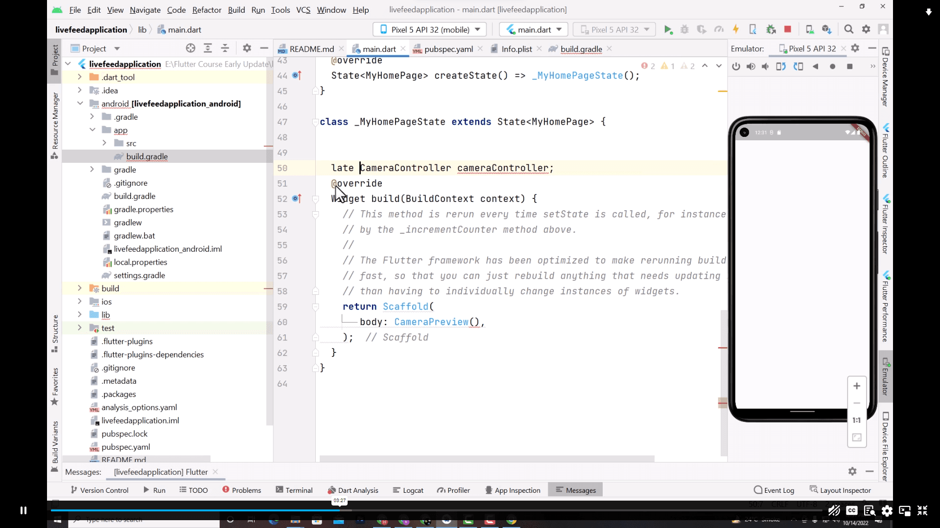 Flutter Face Recognition And Detection – Advanced Training John Academy كود