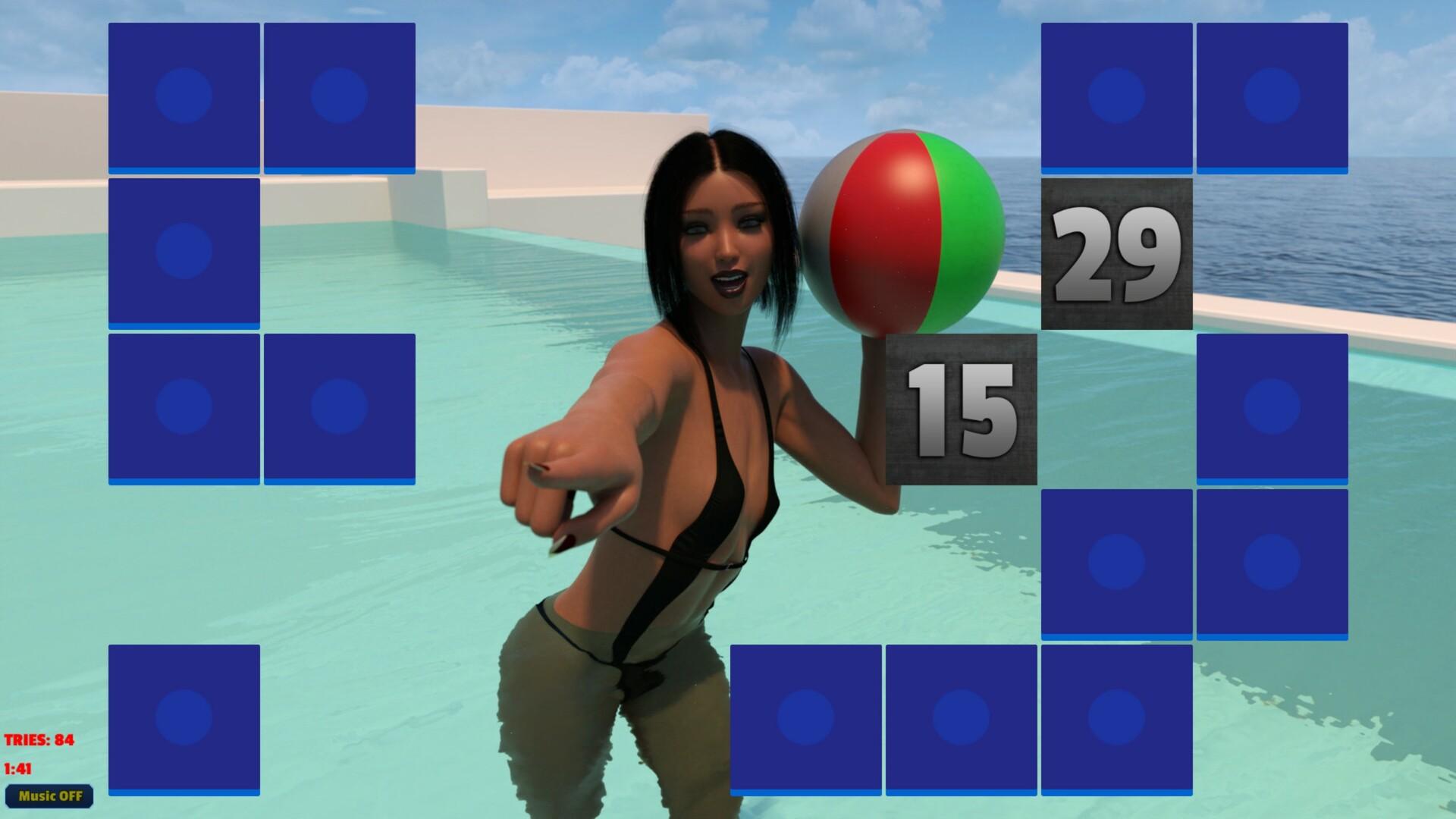 Sexy Memory Puzzle - Pool Girls بي سي ستيم كود رقمي
