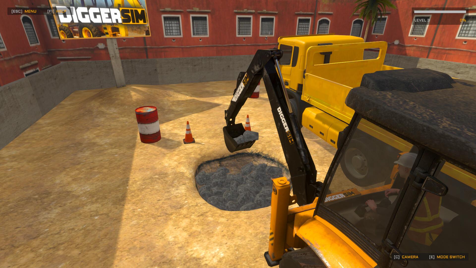 DiggerSim - Excavator Simulator بي سي ايبك قيمز حساب