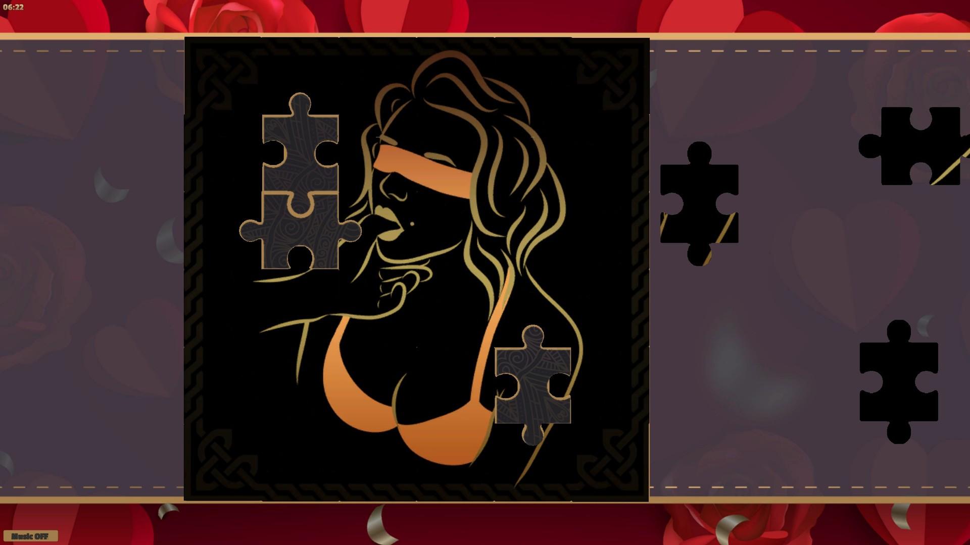 LineArt Jigsaw Puzzle - Erotica Valentines بي سي ستيم كود رقمي