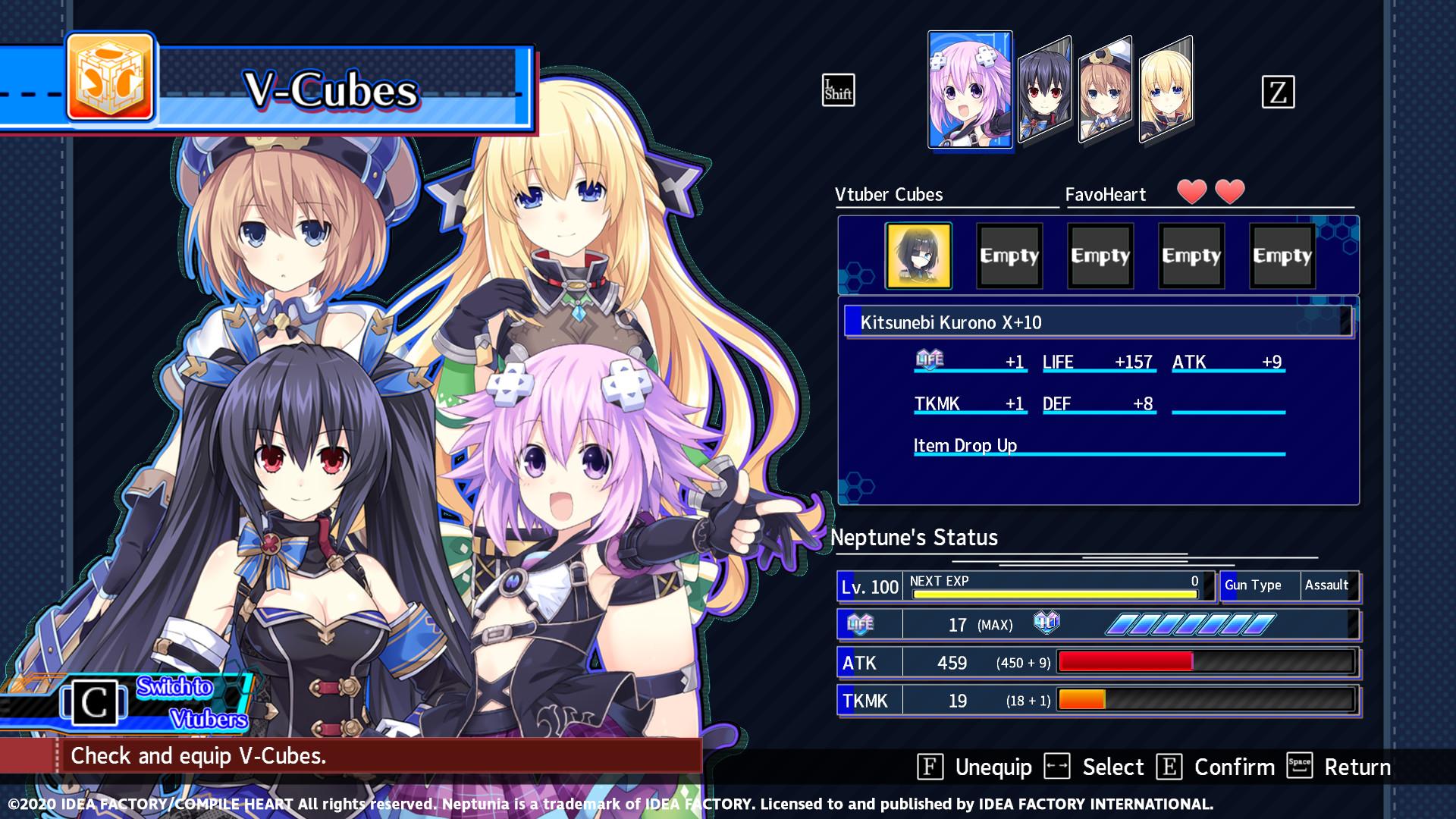 Neptunia Virtual Stars - Electronic Fairy Project X Kokounoakumu-Nightmare Pack DLC بي سي ستيم كود رقمي