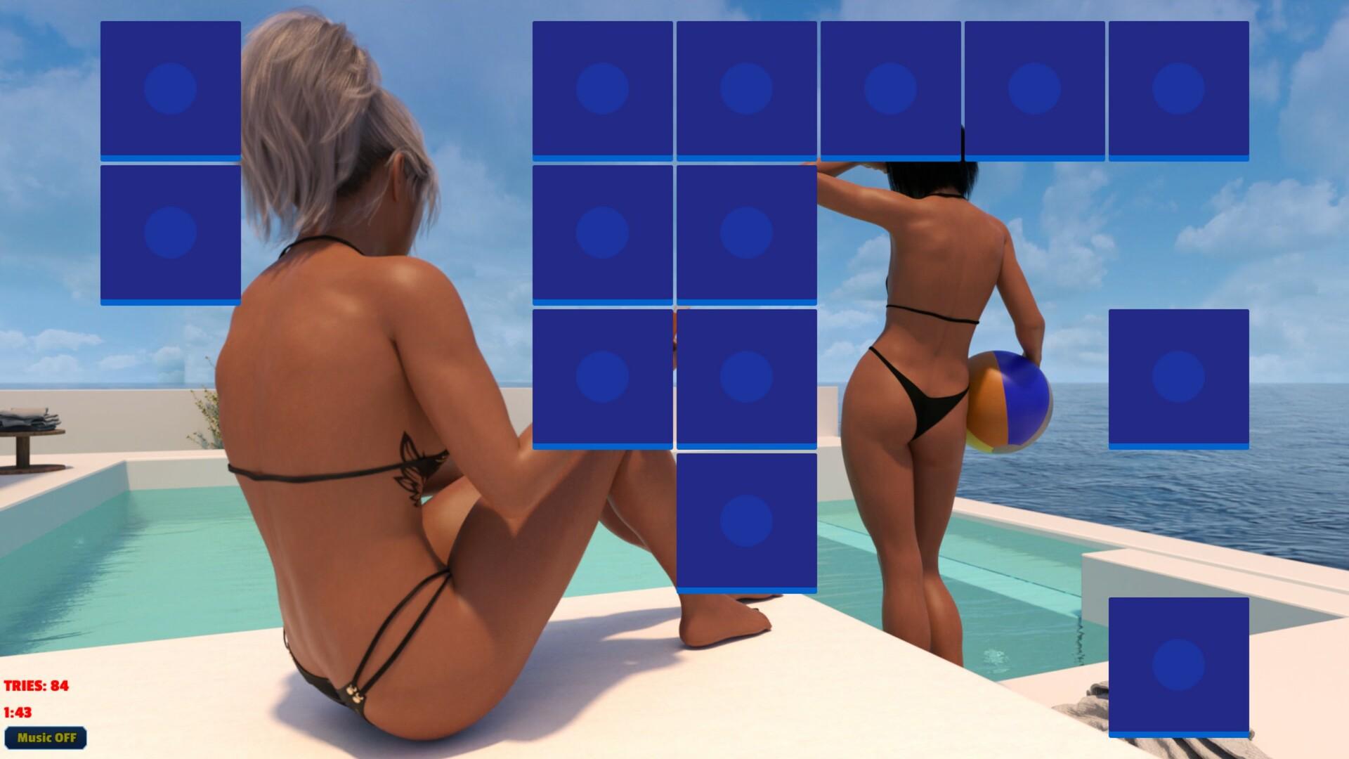 Sexy Memory Puzzle - Pool Girls بي سي ستيم كود رقمي
