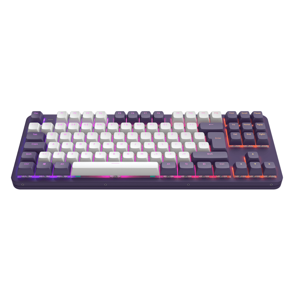 Dark Project ALU87 Violet - Mechanical Gaming Keyboard (ISO الماني) اوروبي Prismyx Voucher