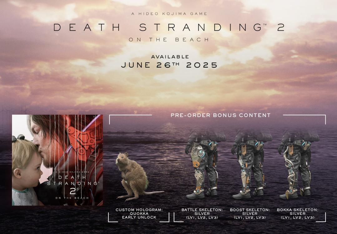 Death Stranding 2: On The Beach - طلب مسبق Bonus DLC JP بلايستيشن 5 كود رقمي