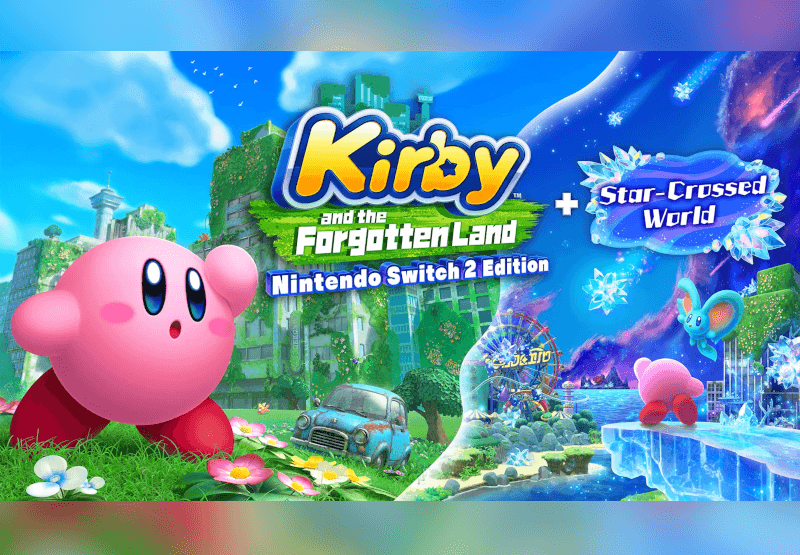 Kirby And The Forgotten Land + Star-Crossed World نينتندو سويتش 2 Online حساب Activation