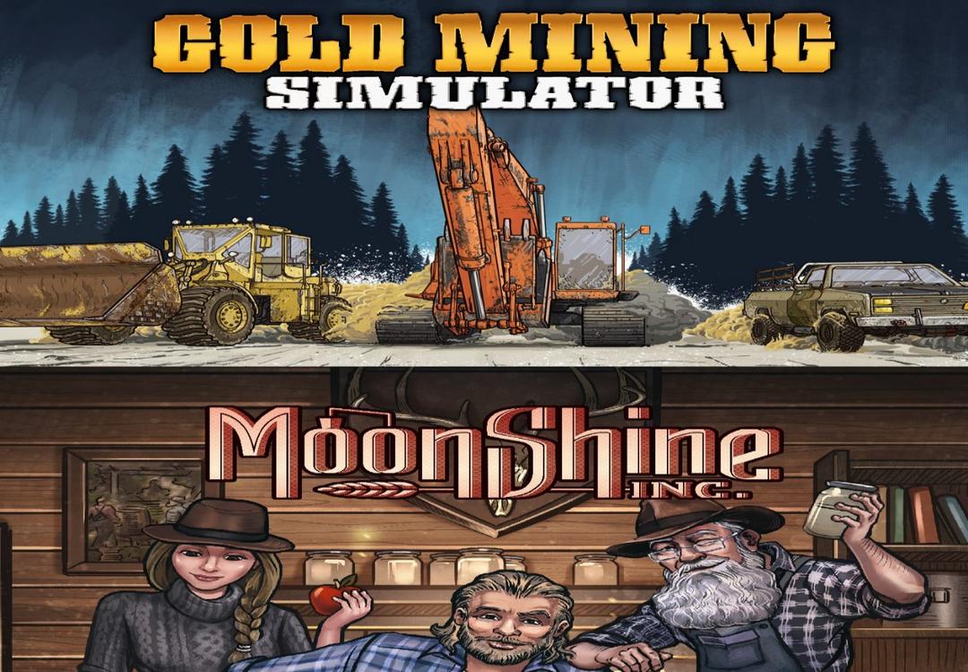 Gold & Spirits حزمة: Gold Mining Simulator & Moonshine Inc اكسبوكس 1 / إكس بوكس سيريس X|S حساب
