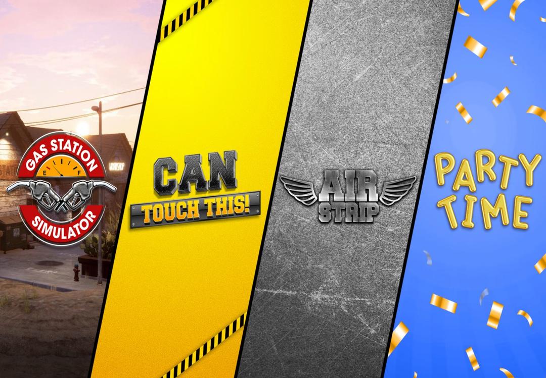 Gas Station Simulator, Airstrip DLC, Can Touch This DLC And Party Time DLC حزمة اكسبوكس 1 / إكس بوكس سيريس X|S حساب