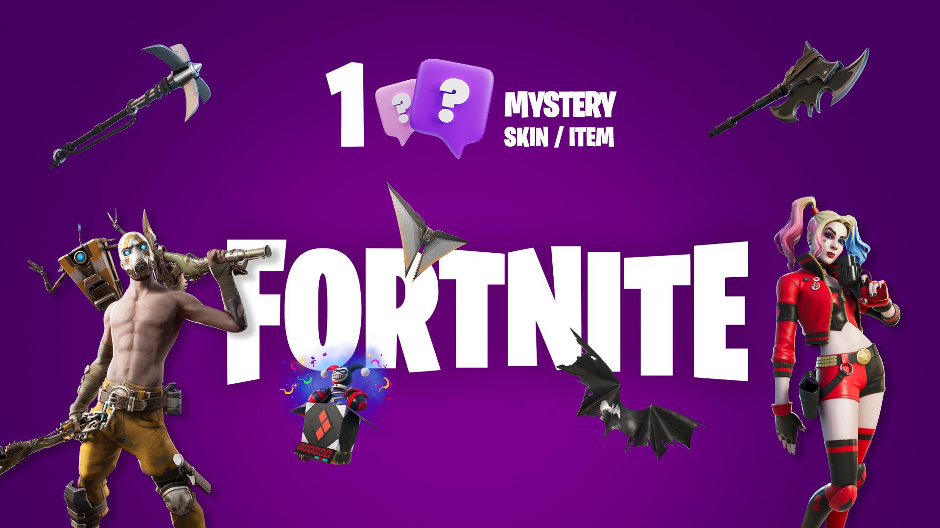 1 Mystery Fortnite Skin / Item بي سي ايبك قيمز كود رقمي