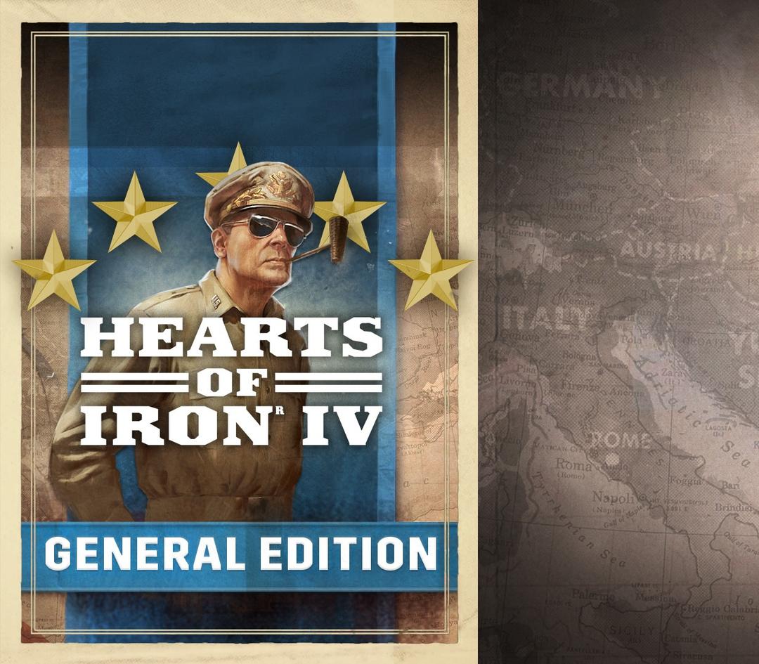 Hearts of Iron IV: General Edition RoW PC Steam CD Key