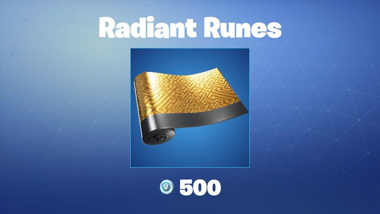 Fortnite - Radiant Runes Wrap DLC بي سي ايبك قيمز كود رقمي
