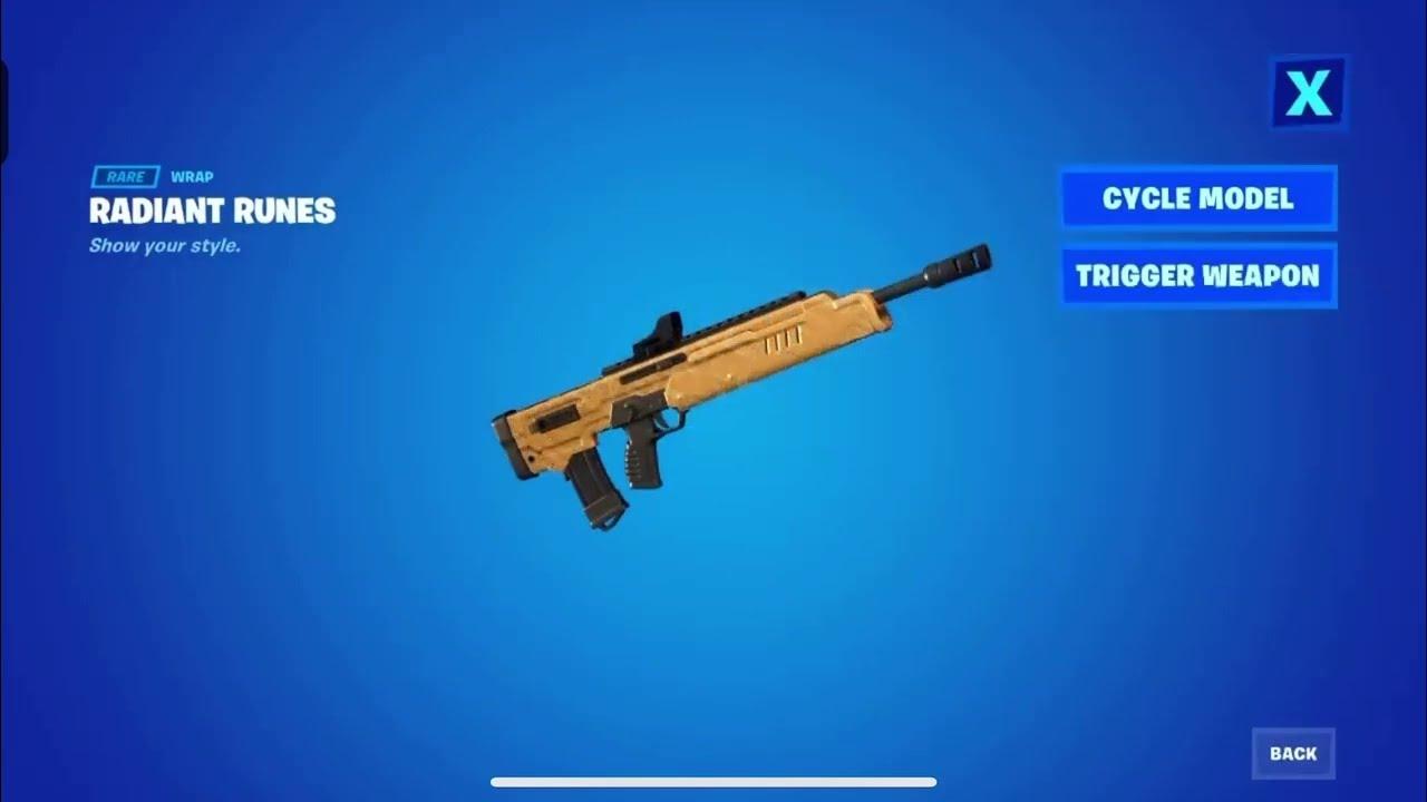 Fortnite - Radiant Runes Wrap DLC بي سي ايبك قيمز كود رقمي