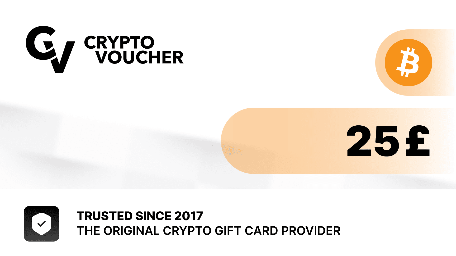 Crypto Voucher (BTC) GBP 25 هدية بطاقة