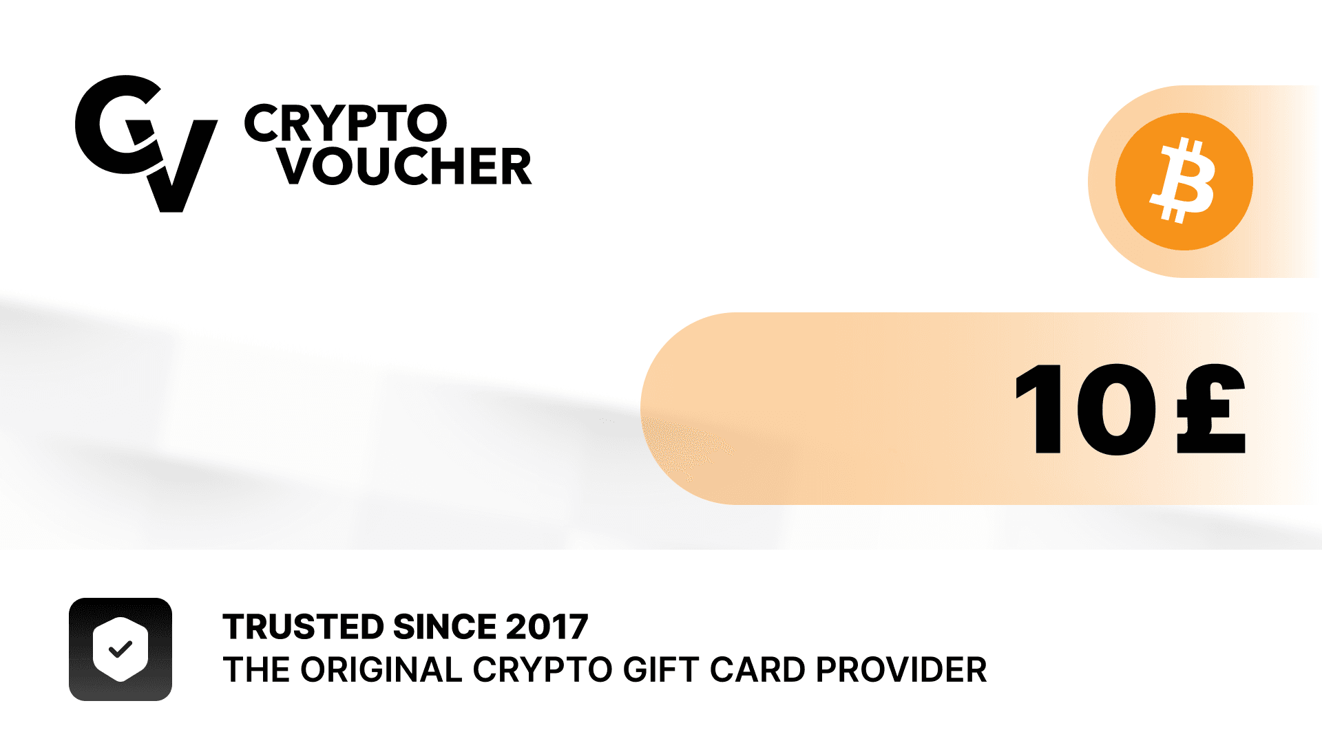 Crypto Voucher (BTC) GBP 10 هدية بطاقة