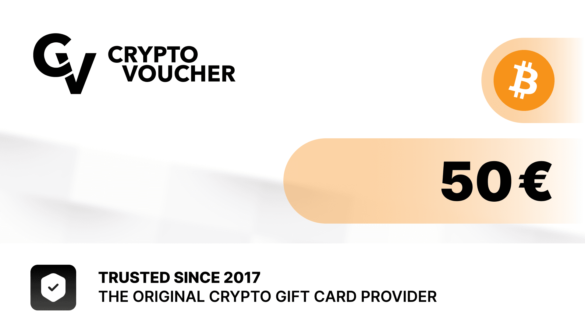 Crypto Voucher (BTC) EUR 50 هدية بطاقة