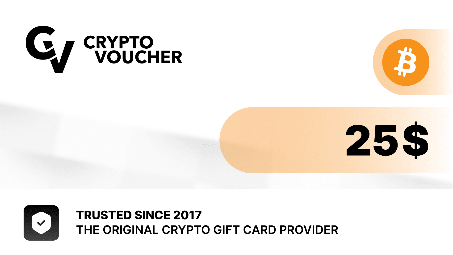 Crypto Voucher (BTC) USD 25 هدية بطاقة