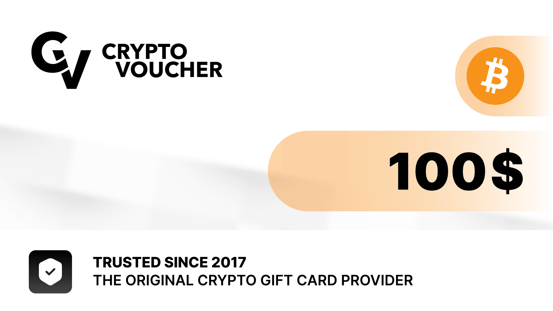 Crypto Voucher (BTC) USD 100 هدية بطاقة