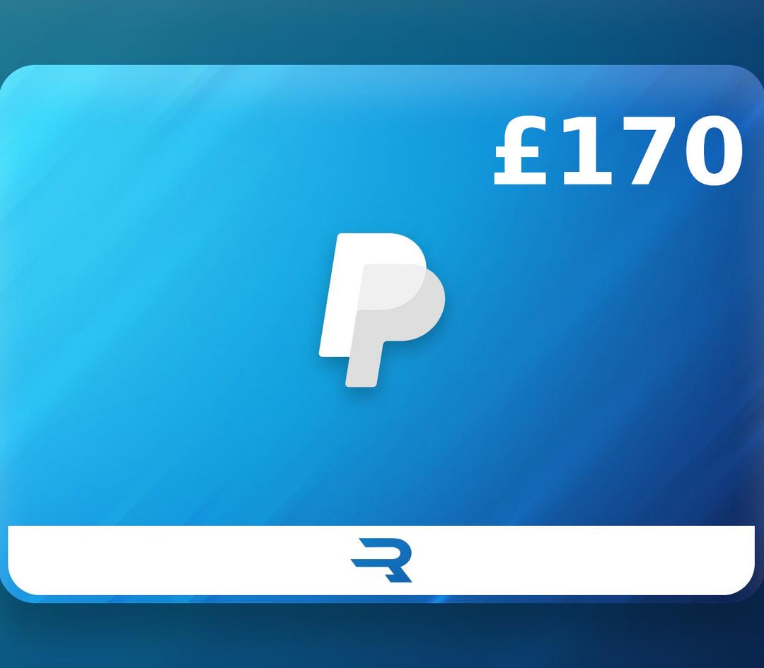 Rewarble PayPal GBP 170 Gift Card UK