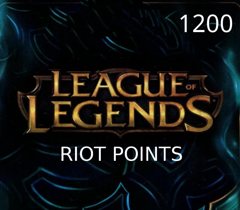 League Of Legends 1200 RP Prepaid بطاقة امريكي