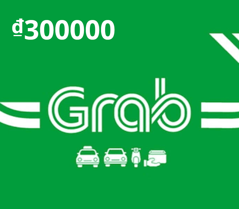 Grab Rides VND 300000 Gift Card VN